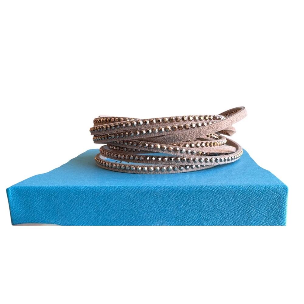 Touchstone Crystal by Swarovski wrap-star bracelet